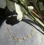 925 Sterling Silver Heart Charm Necklace | Gold Plated & Silver Options