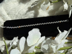 925 Sterling Silver Geometric Tennis Bracelet - Minimalist Everyday Jewelry
