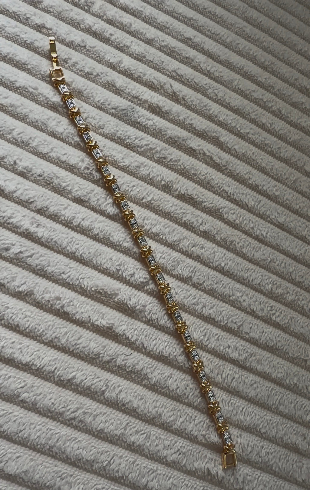 The XOXO Tennis Bracelet